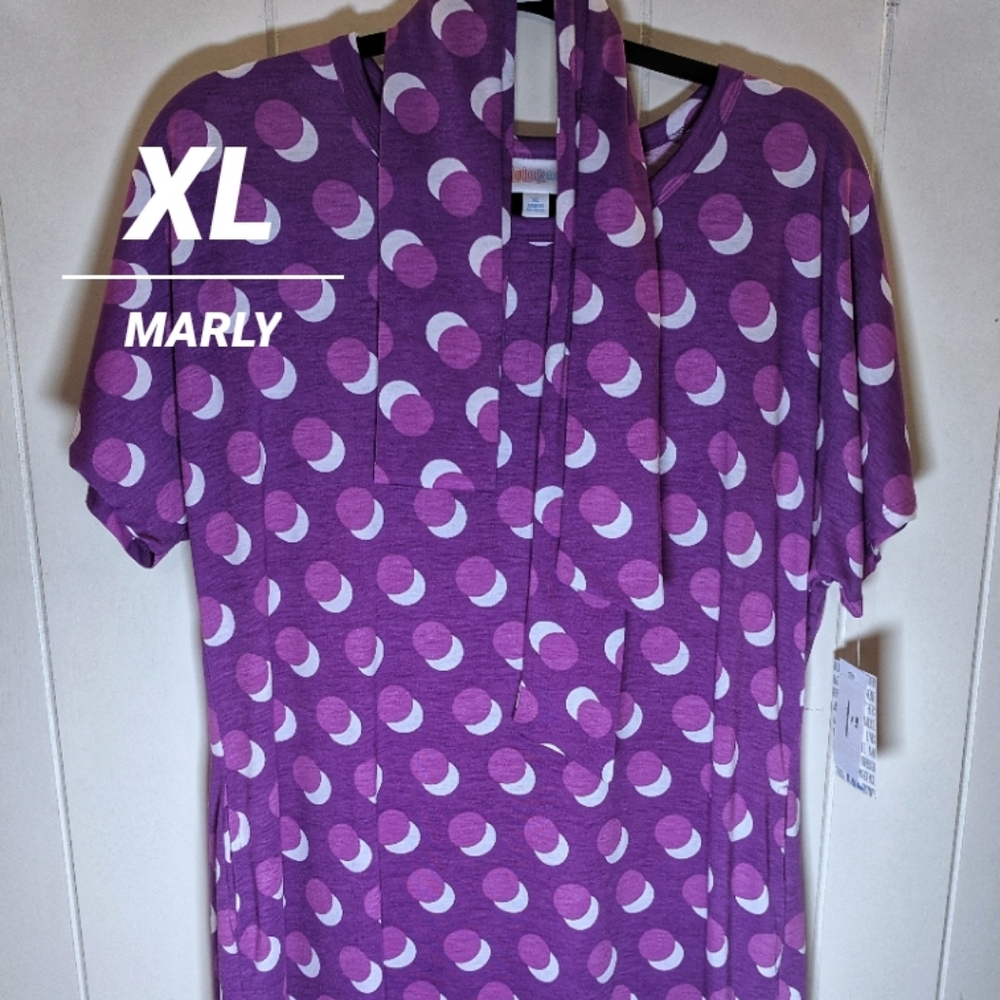 Purple dot marly